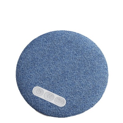 مكبر صوت بلوتوث متعدد الوظائف عالي الجودة للاستخدام على الوسادة، أبعاده 9.6 × 9.6 × 1.1 سم